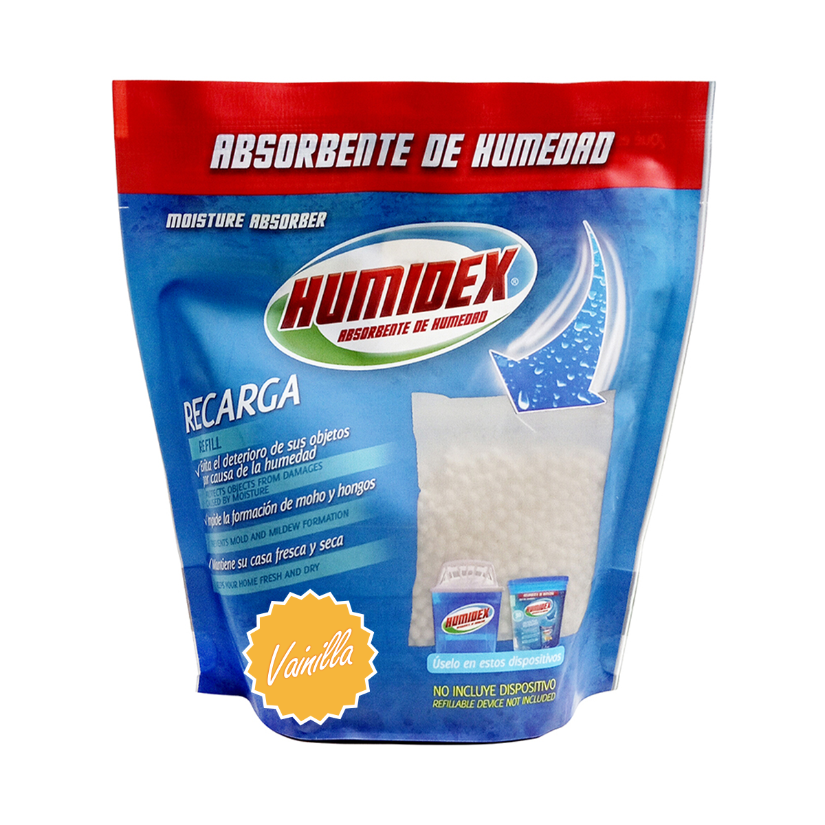 Humidex - Repuesto 340g - Aroma Vainilla